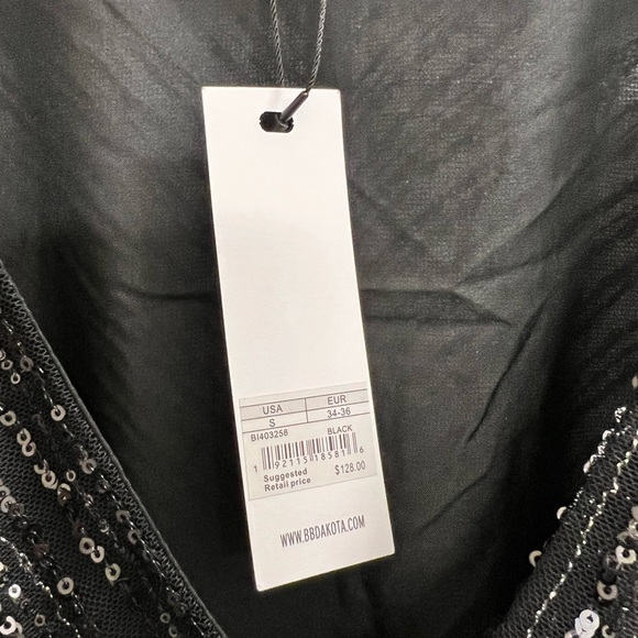 NWT BB Dakota Sequin Romper - Picture 13 of 13